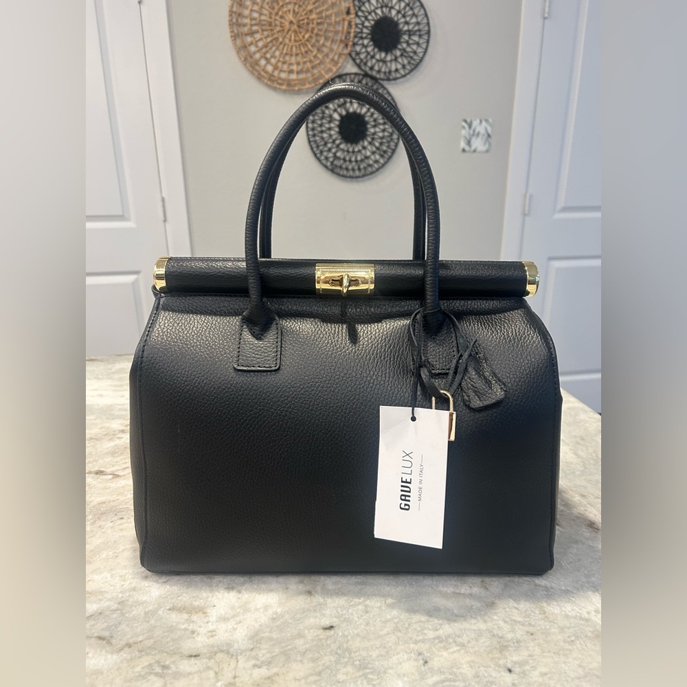 Gavelux Black Handbag